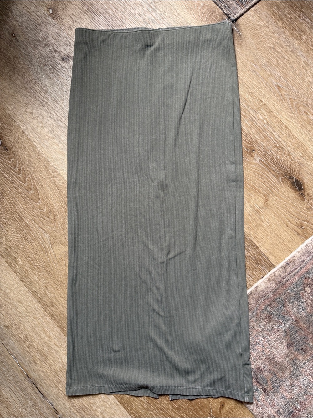 Wild fable Olive Green Midi Pencil Skirt